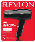 Revlon Compact Hair Dryer | 1875W Lightweight Design, Perfect for Travel, (Black)